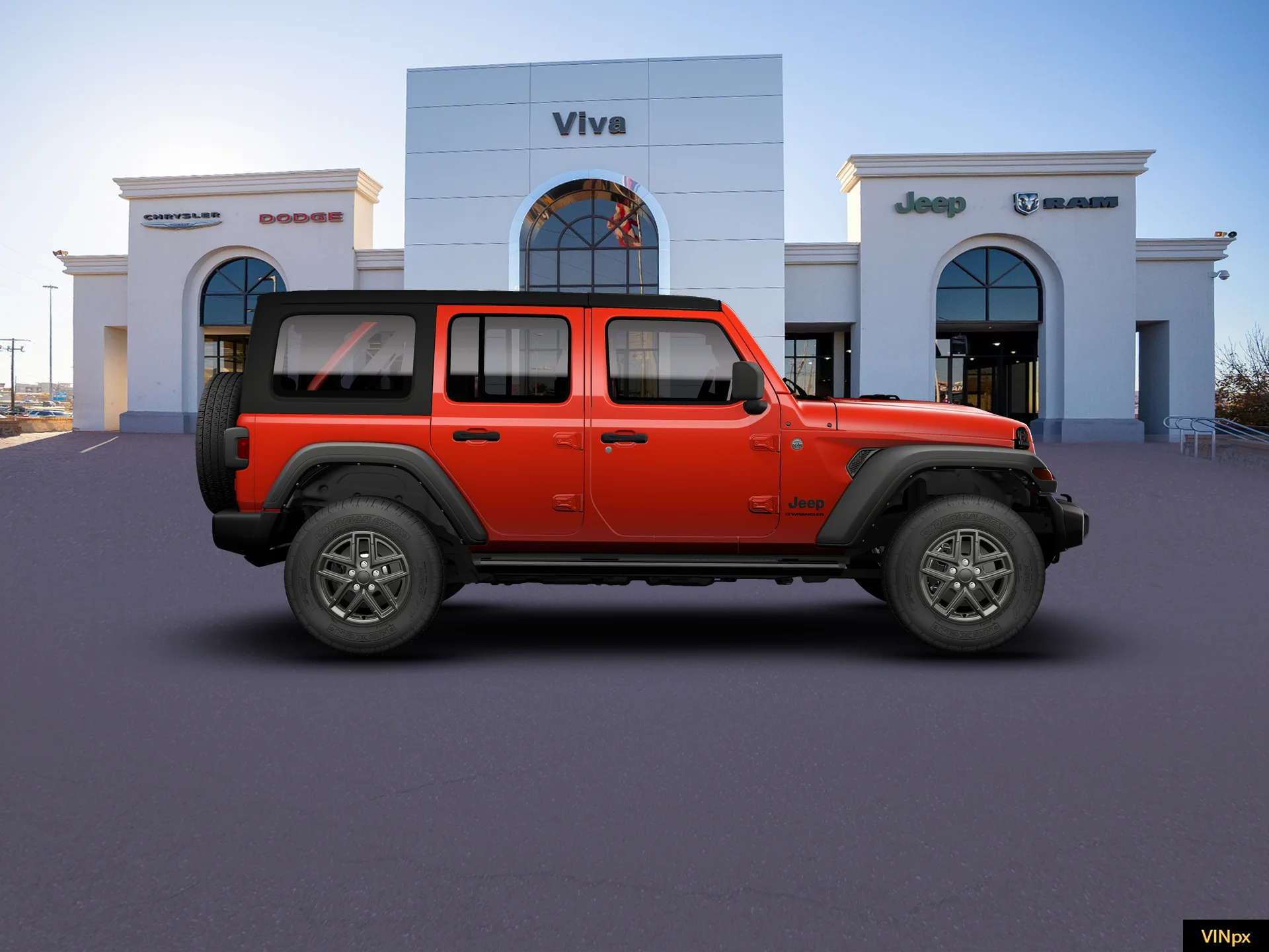 New 2026 Firecracker Red Clear-Coat Exterior Paint Jeep Sport image 21