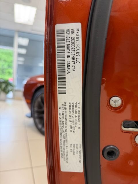 Certified Used 2022 Orange Dodge R/T Scat Pack image 31