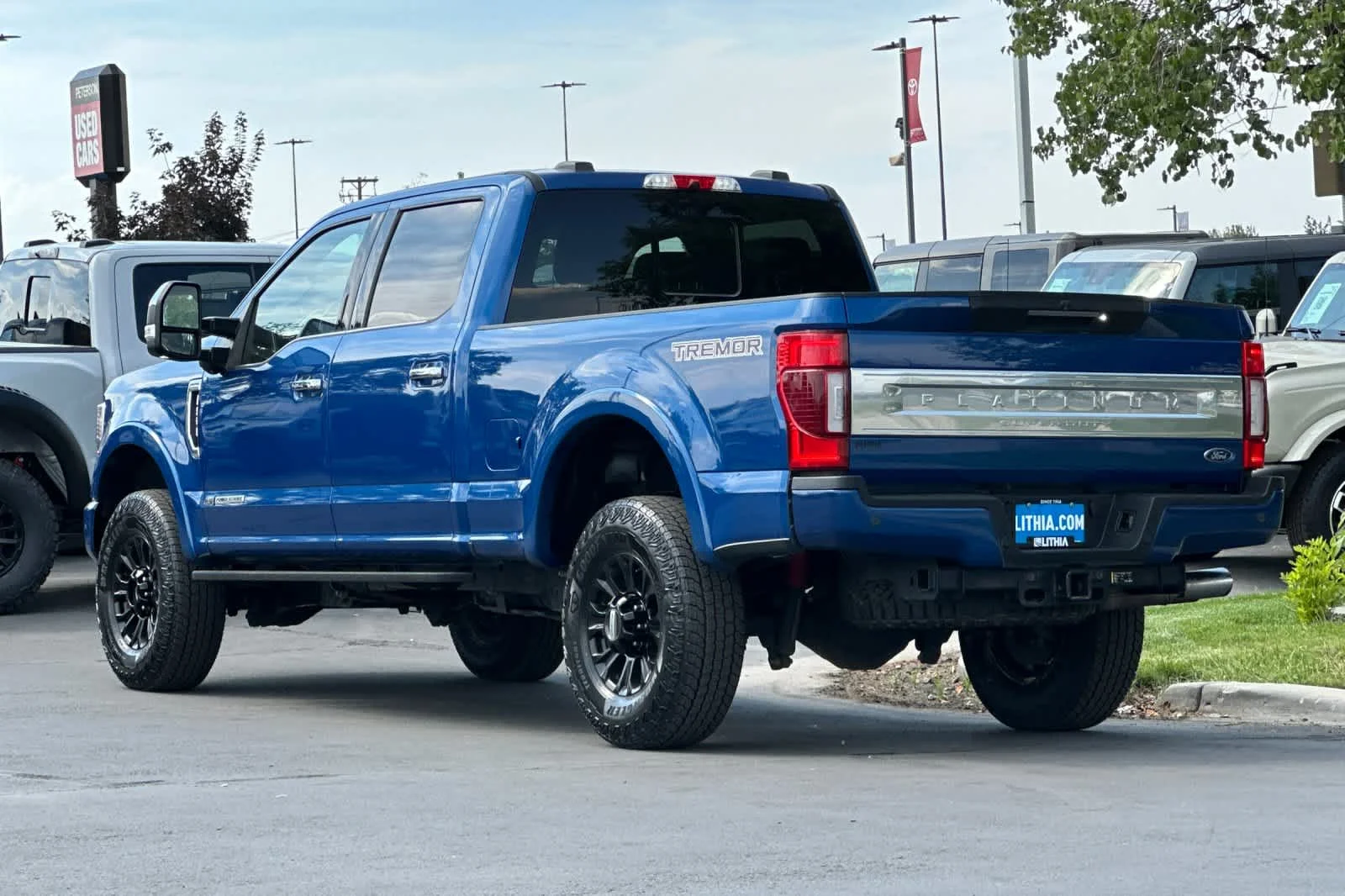 Certified Used 2022 Atlas Blue Metallic Ford Platinum image 6