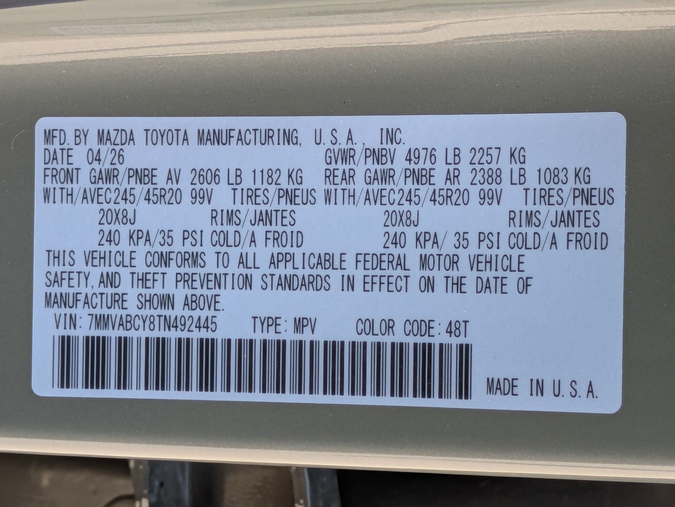 New 2026 Zircon Sand Metallic Mazda 2.5 Turbo image 16
