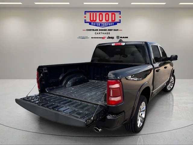 Used 2023 Diamond Black Crystal Pearlcoat Ram Limited image 3