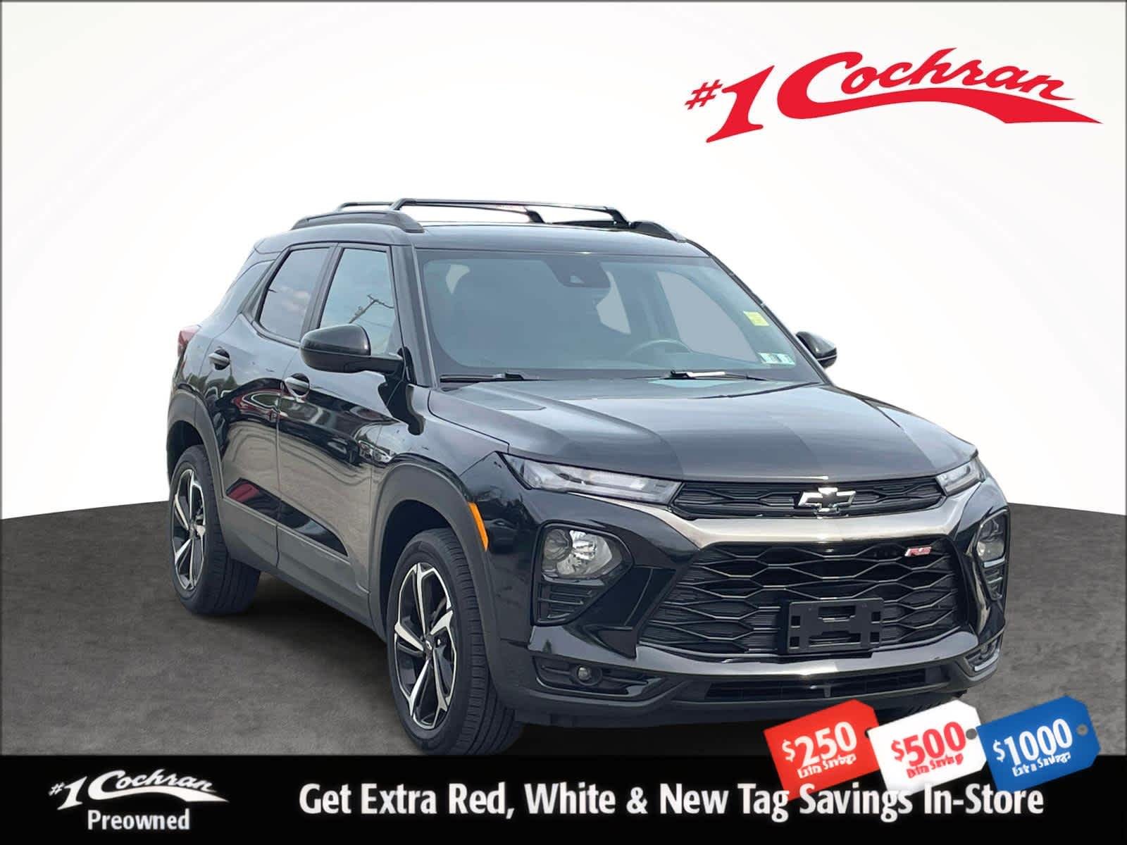 Certified Used 2023 Mosaic Black Metallic Chevrolet RS image 1