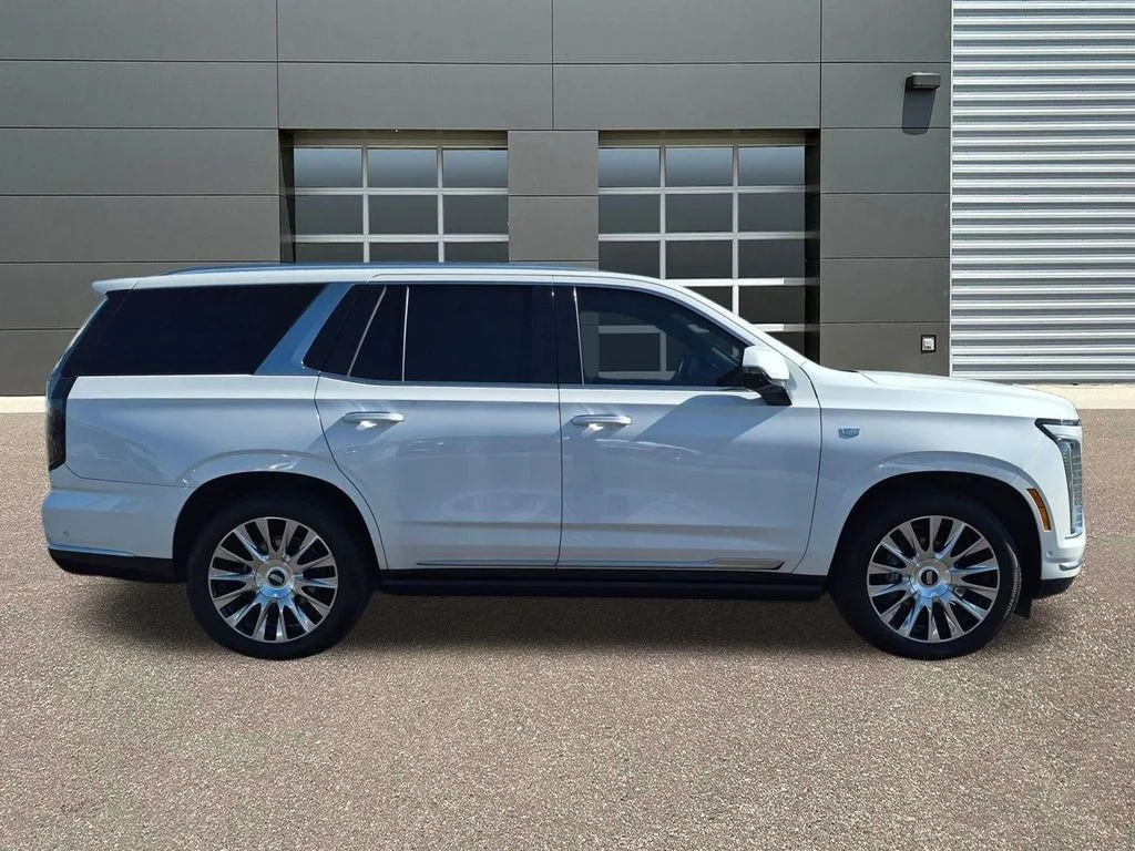Used 2025 Crystal White Tricoat Cadillac 4WD Premium Luxury Platinum image 4