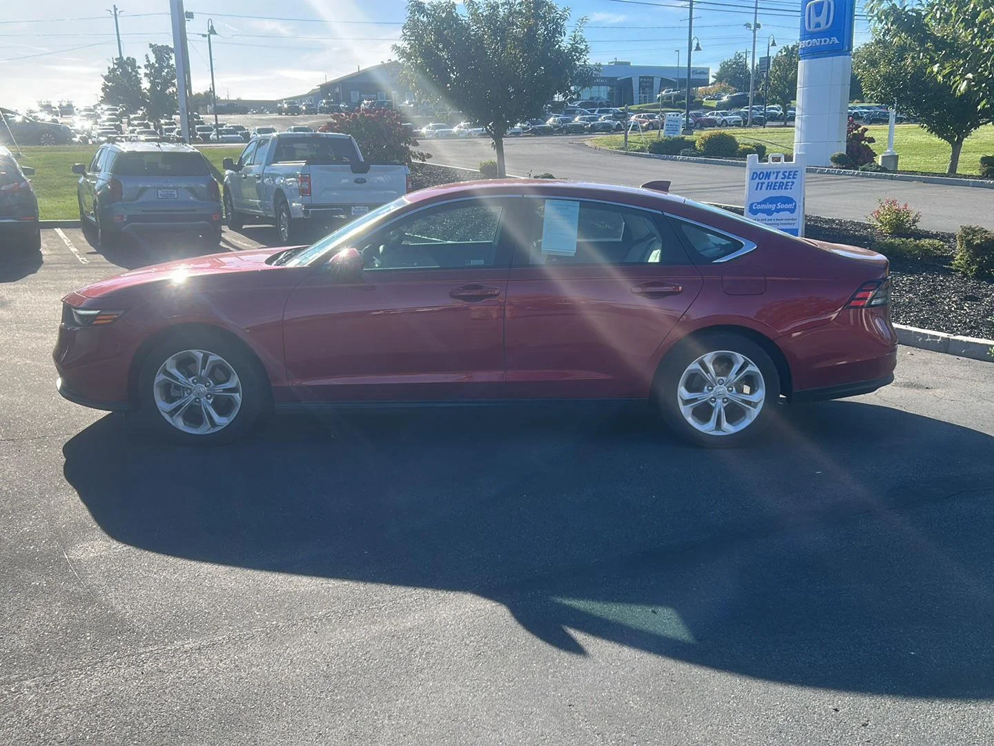 Used 2025 Radiant Red Metallic Honda LX image 3