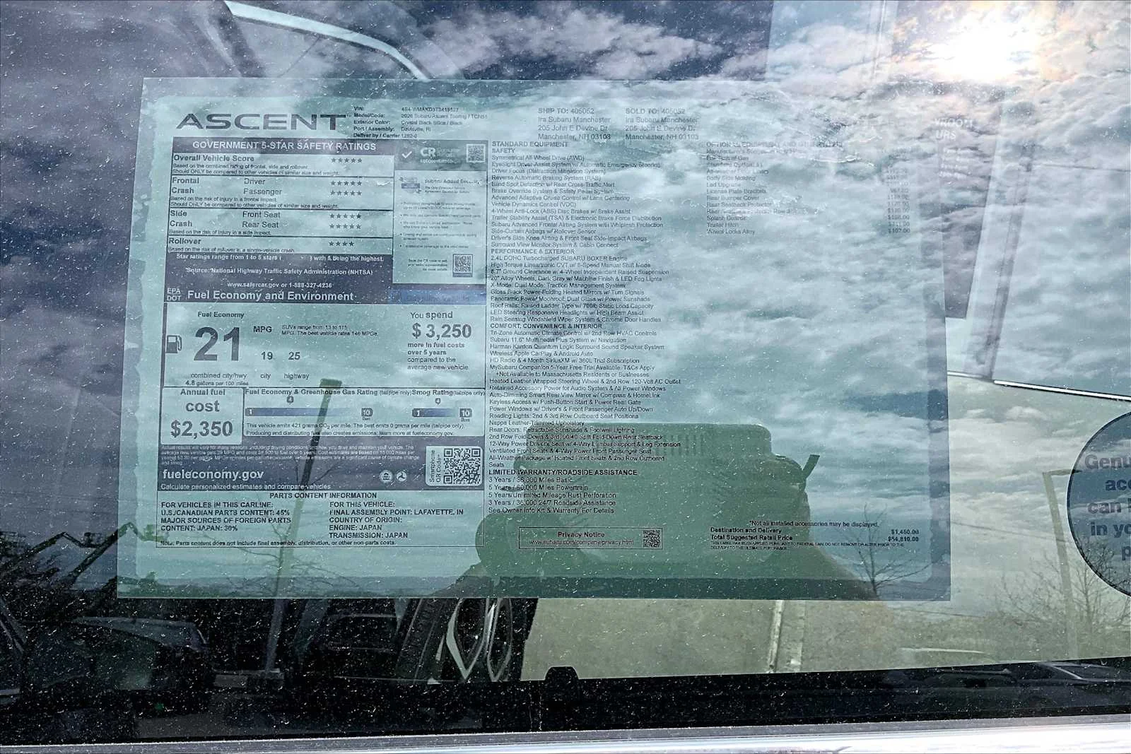 New 2026 Crystal Black Silica Subaru Touring image 19