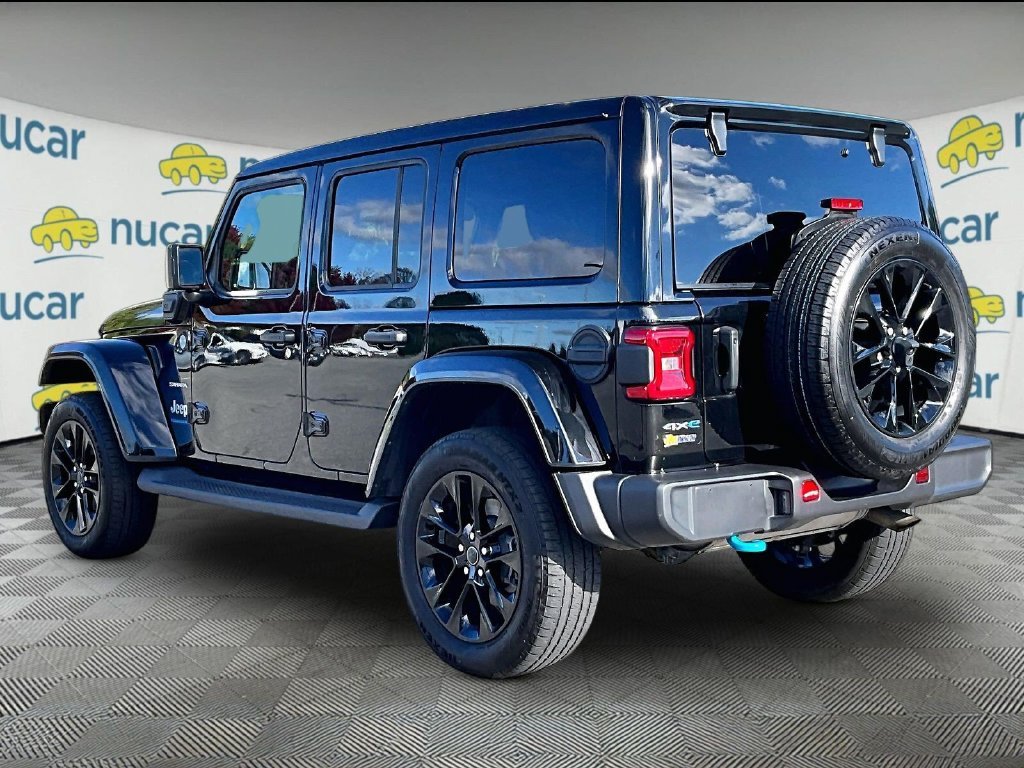 Used 2024 Black Jeep Sahara 4xe image 4