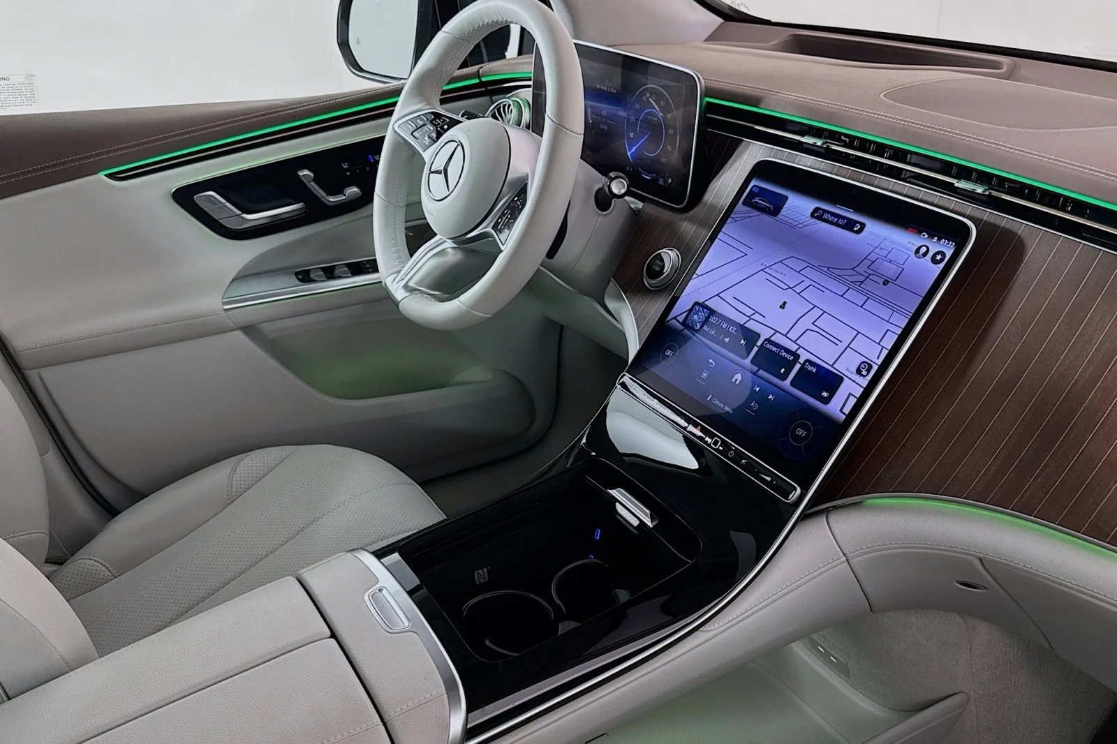 Certified Used 2023 Emerald Green Metallic Mercedes-Benz EQE 350 image 15