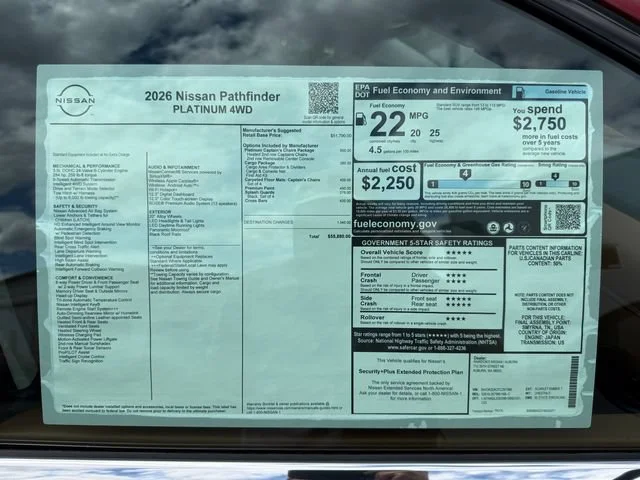 New 2026 Scarlet Ember Tintcoat Nissan Platinum image 31
