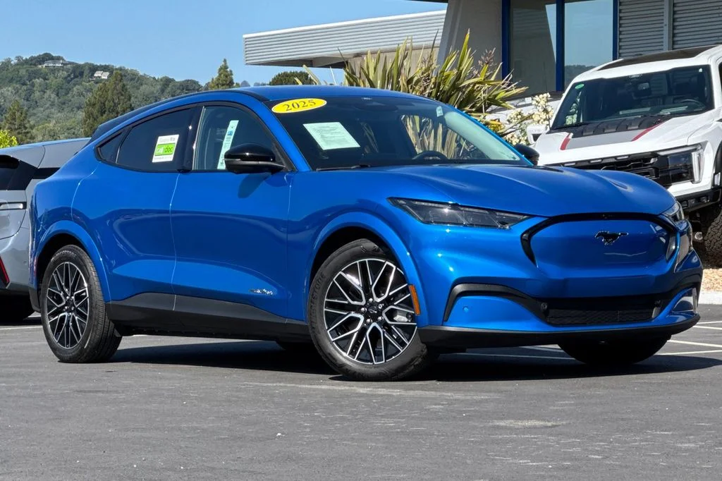 Used 2025 Ford Mustang Mach-E Premium AWD with VIN 3FMTK3SU8SMA05449 for sale in Novato, CA