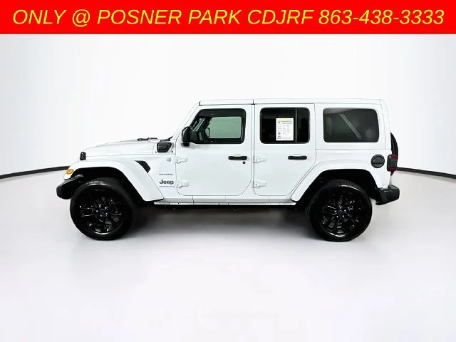 Used 2024 White Jeep Sahara 4xe image 4