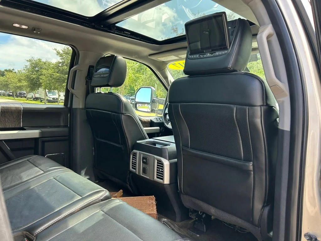 Used 2017 White Gold Metallic Ford Lariat image 48