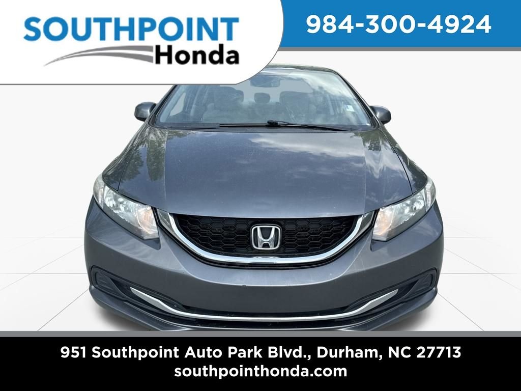 Used 2013 Honda Civic EX with VIN 19XFB2F84DE239058 for sale in Durham, NC