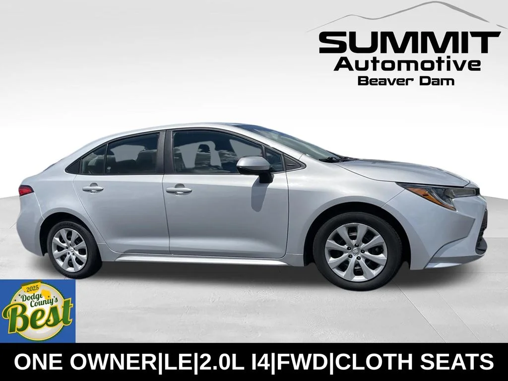 Used 2024 Classic Silver Metallic Toyota LE image 1