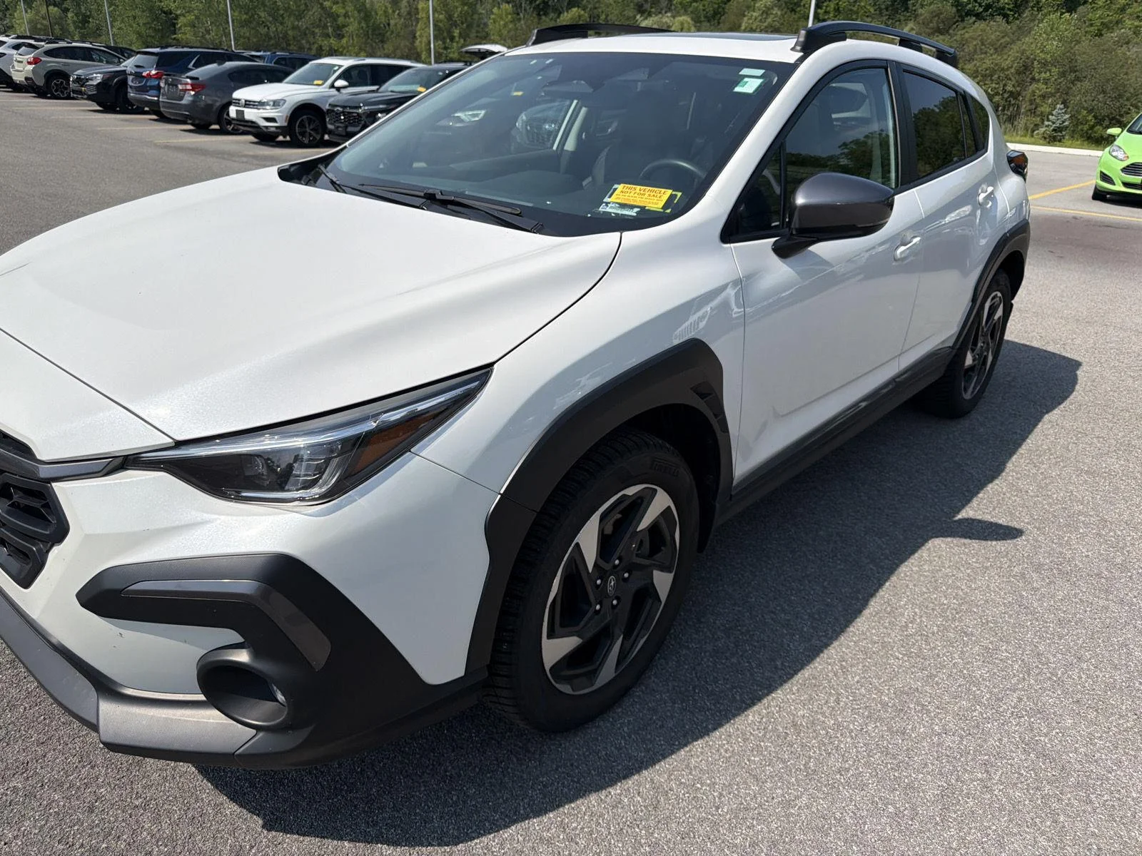 Used 2024 Crystal White Pearl Subaru Limited image 3