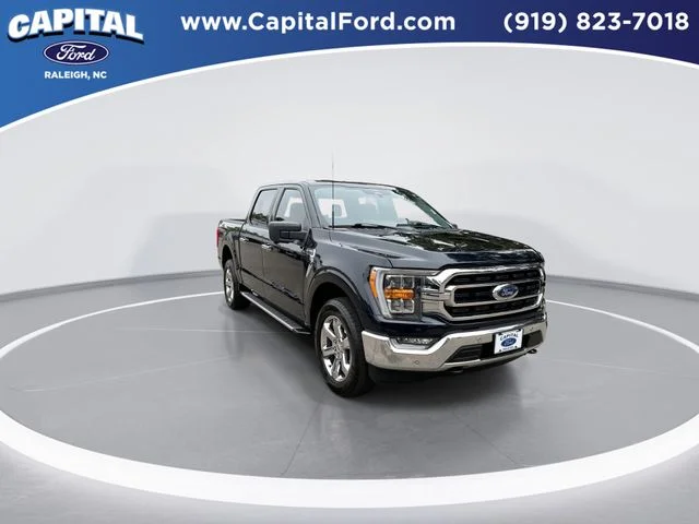 Used 2022 Blue Ford XLT image 2