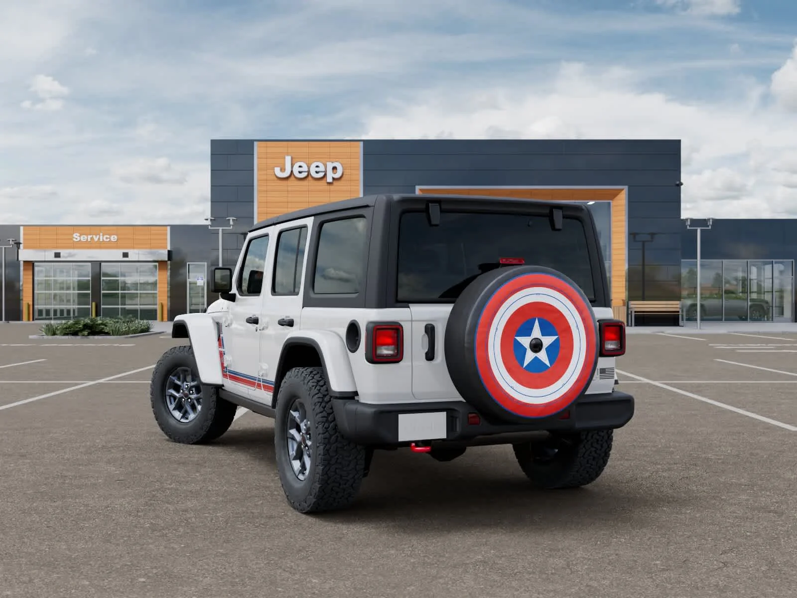 New 2026 Bright White Clearcoat Jeep Sport image 3
