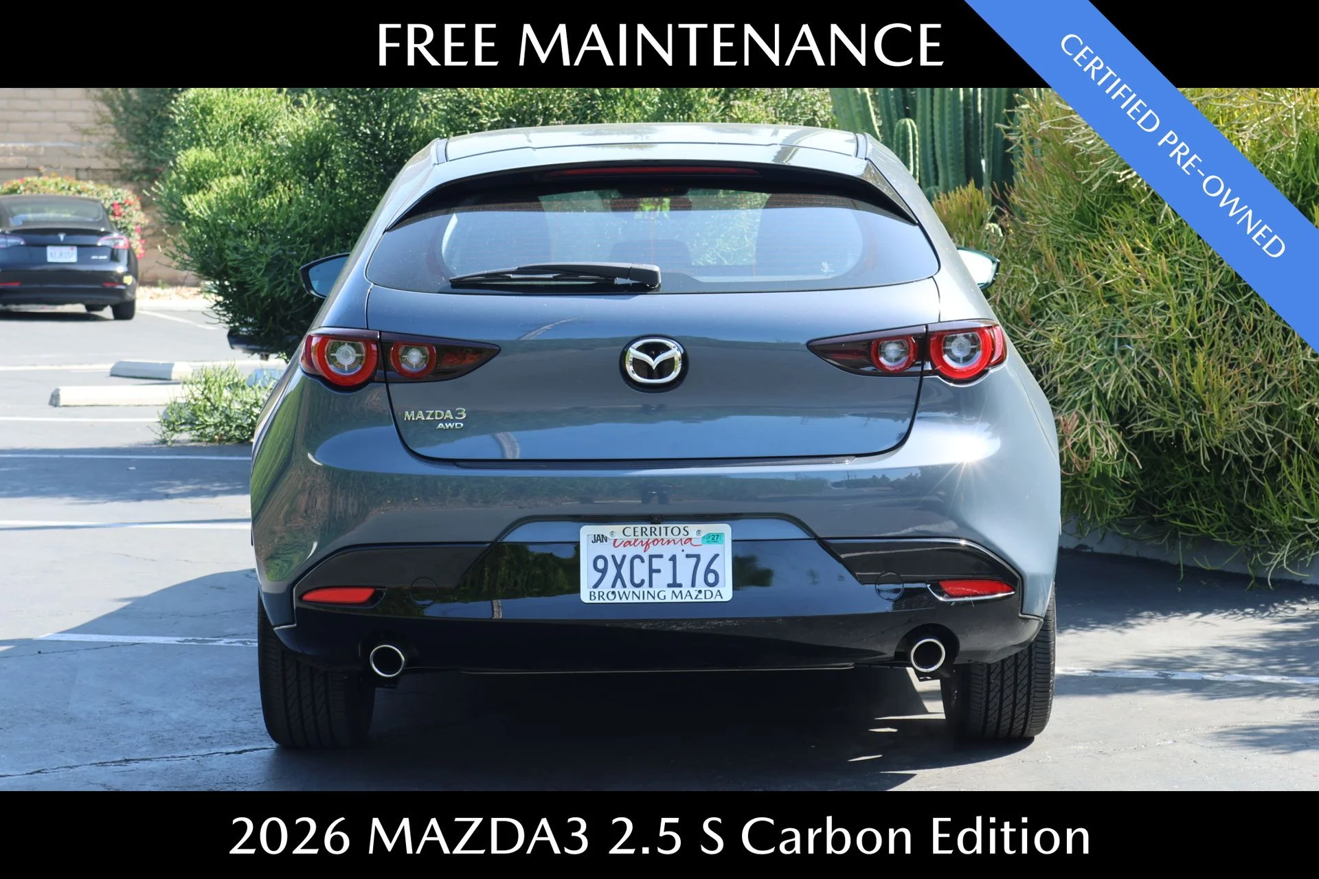 Certified Used 2026 Gray Mazda 2.5 S Carbon Edition image 4