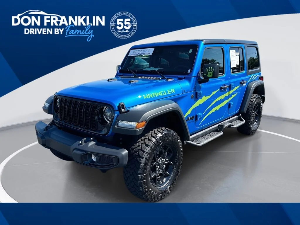 Used 2025 Blue Jeep Willys image 1