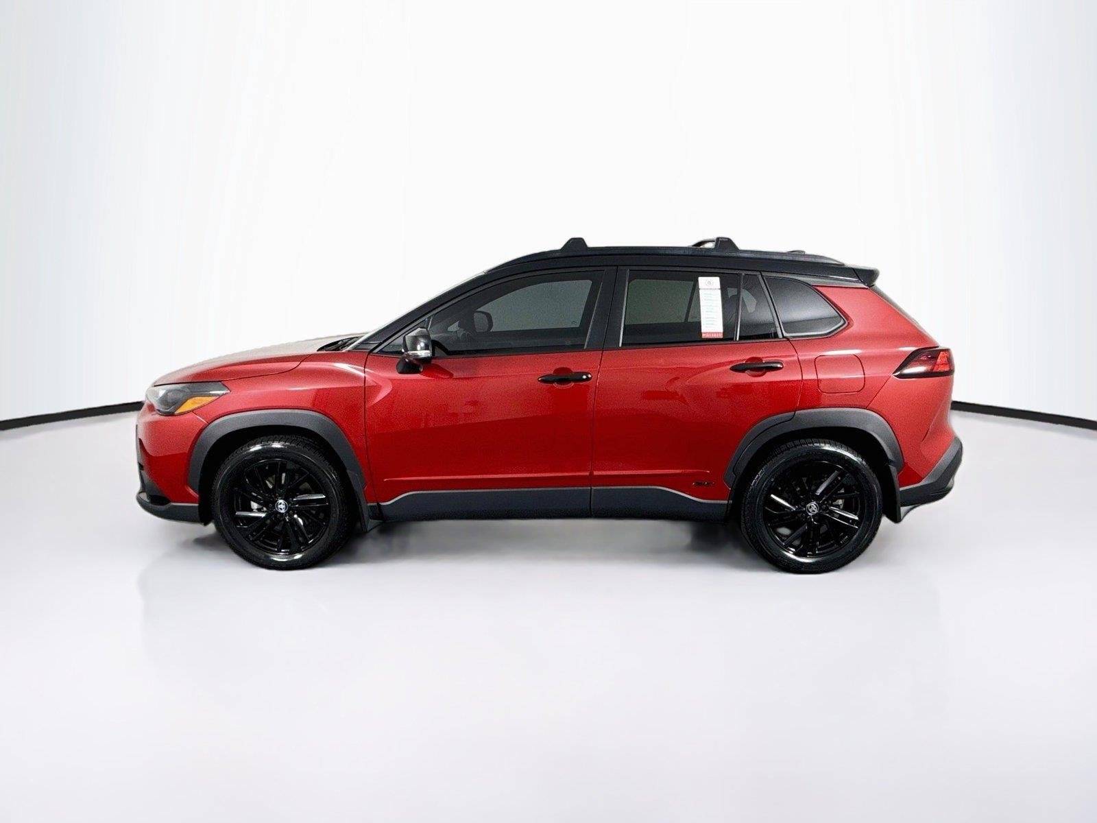 Certified Used 2024 Barcelona Red Metallic/Jet Black Toyota Hybrid Nightshade Edition image 12