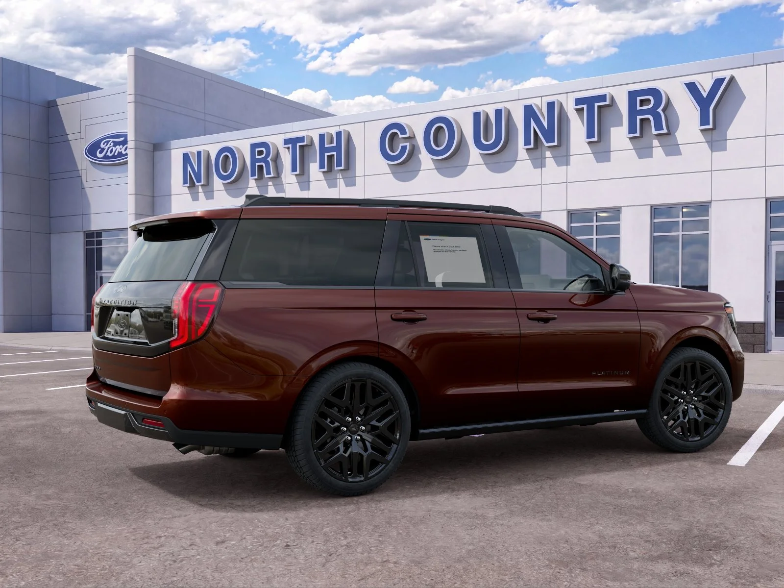New 2027 Bronze Fire Metallic Tinted Clearcoat Ford Platinum image 32