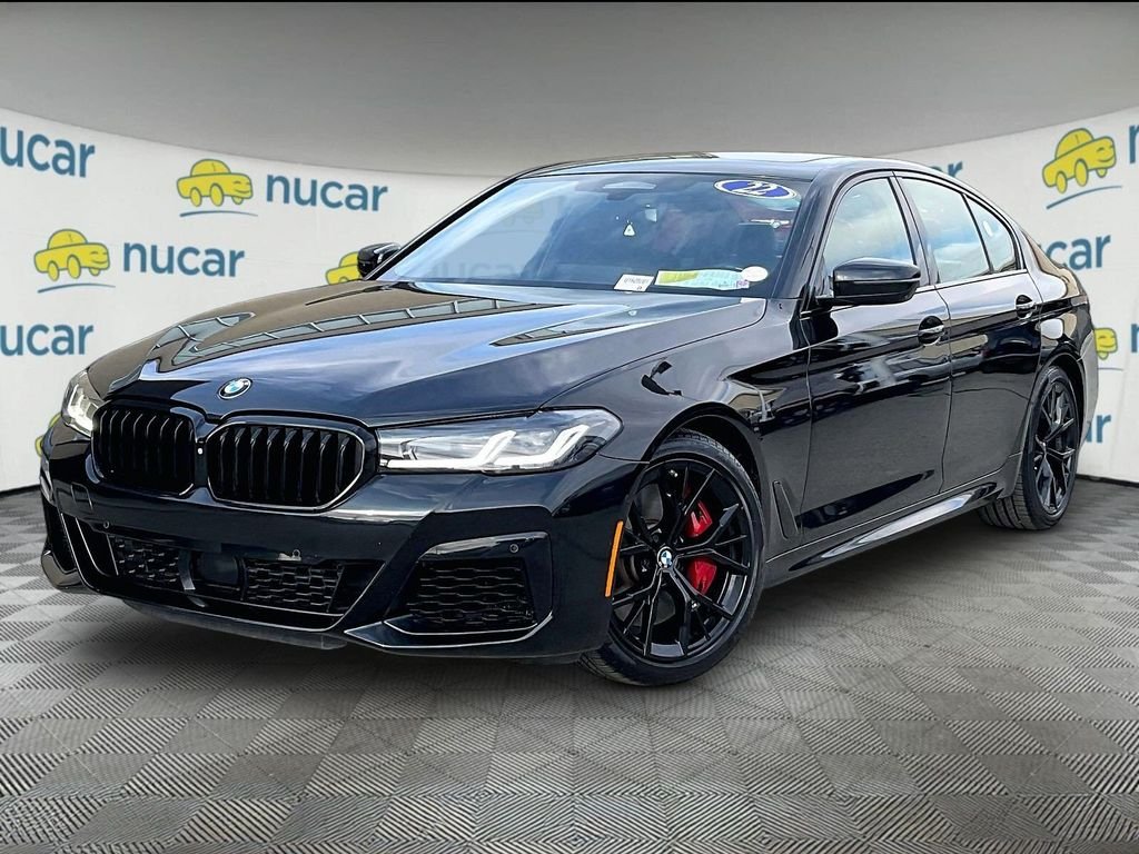 Used 2022 Black BMW M550i xDrive image 3