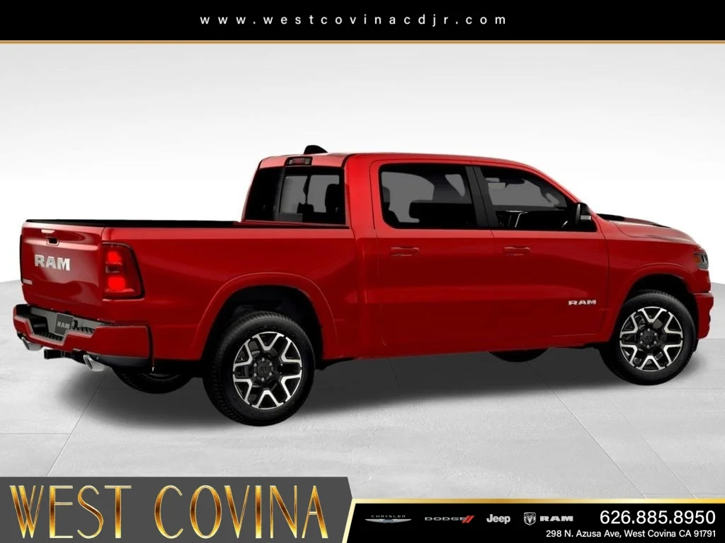New 2026 Molten Red Pearl-Coat Exterior Paint RAM Laramie image 8