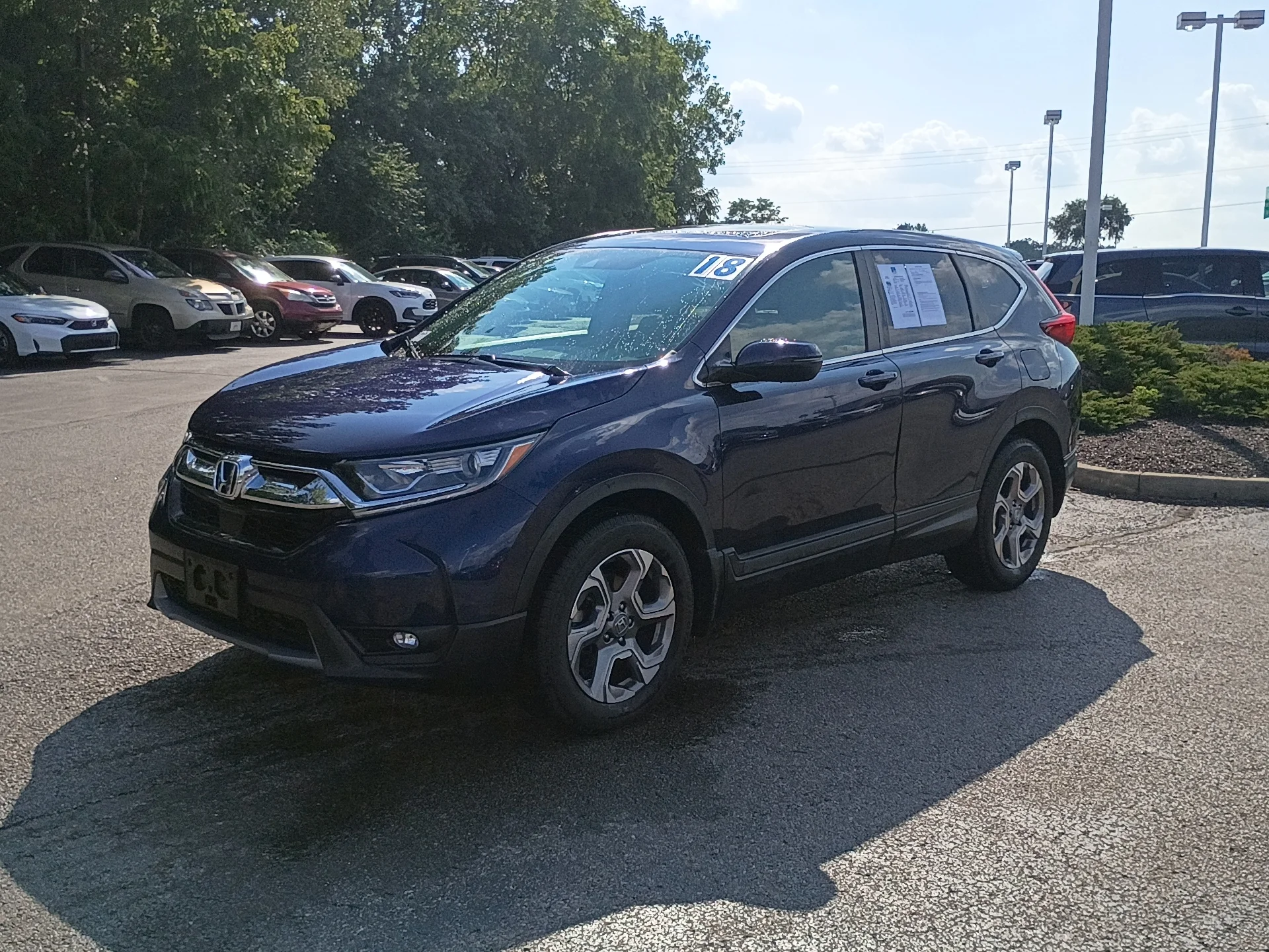 Certified Used 2018 Obsidian Blue Pearl Honda EX-L image 7