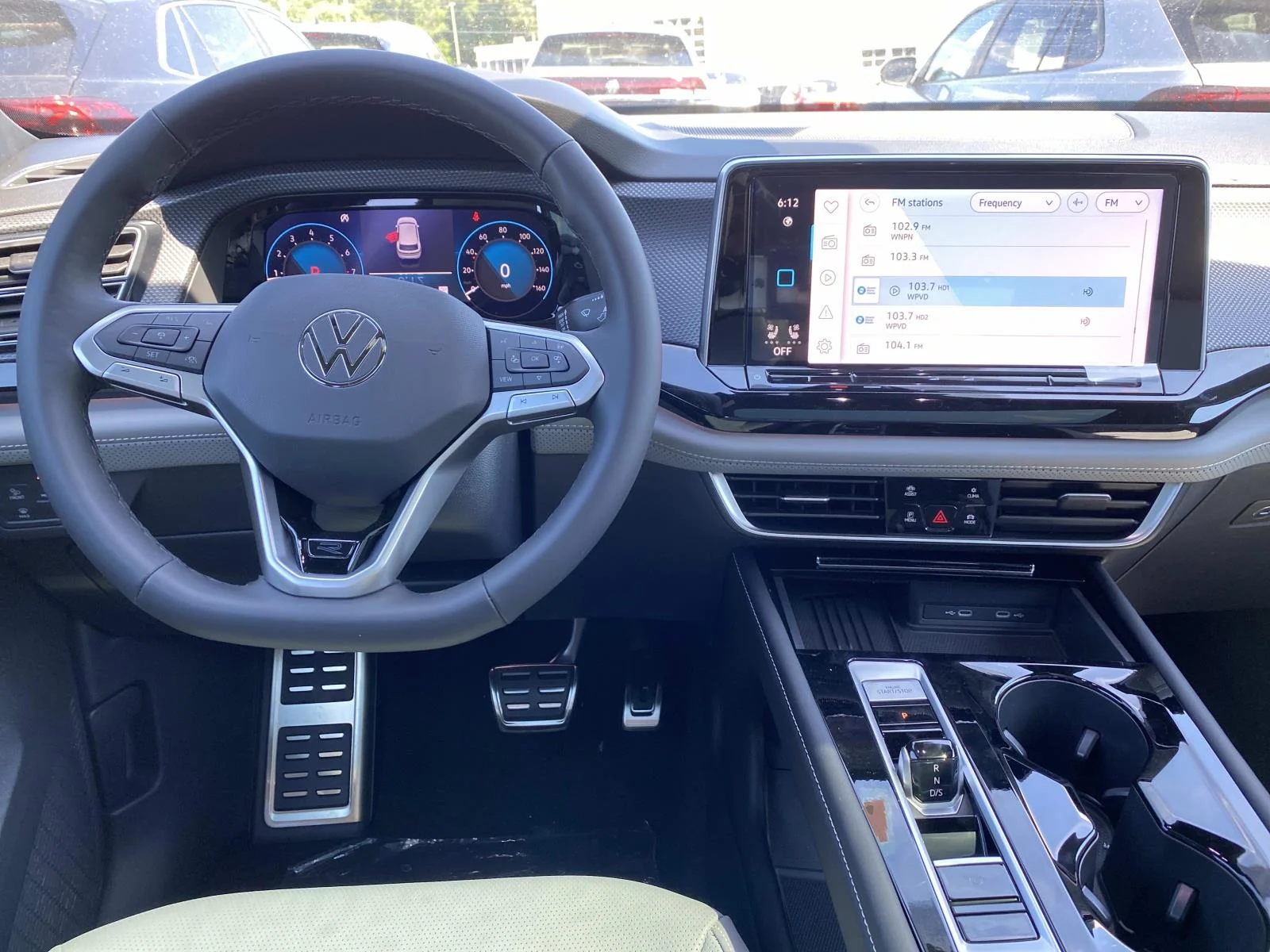 New 2026 Mountain Lake Blue Metallic Volkswagen 2.0T SEL R-Line Black 4MOTION image 9