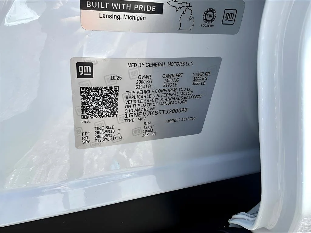 New 2026 Chevrolet Traverse Z71 4D Sport Utility