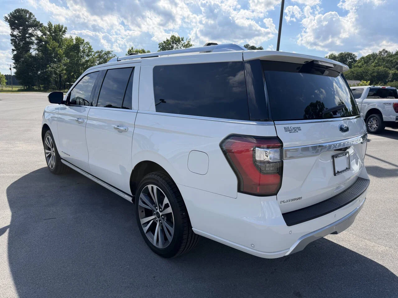 Used 2021 Off White Ford Platinum 4x4 4dr SUV image 26