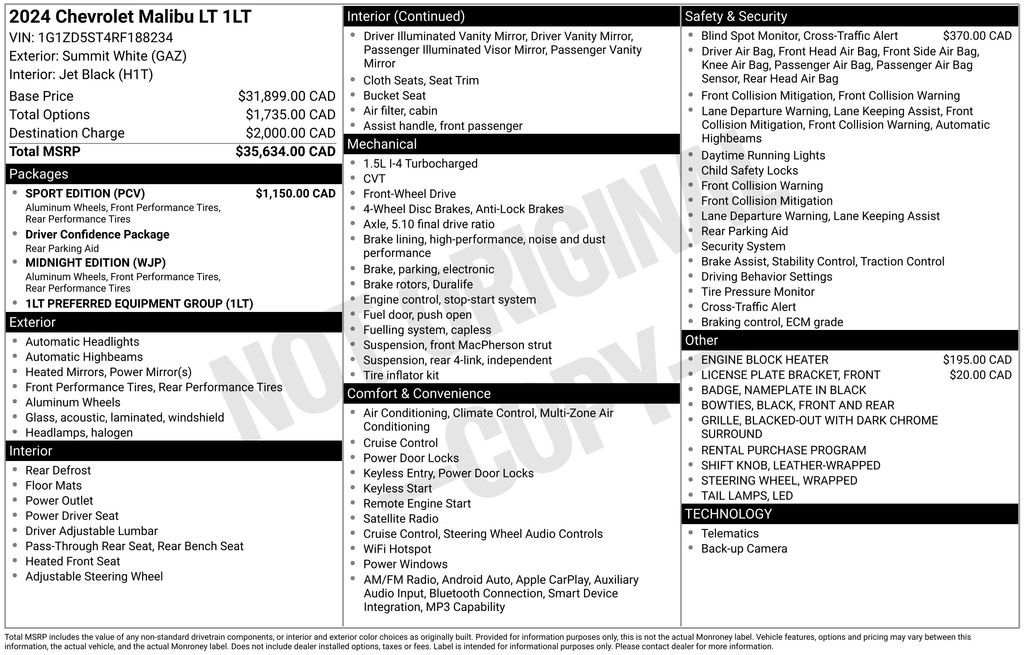 Used 2024 White Chevrolet LT image 32