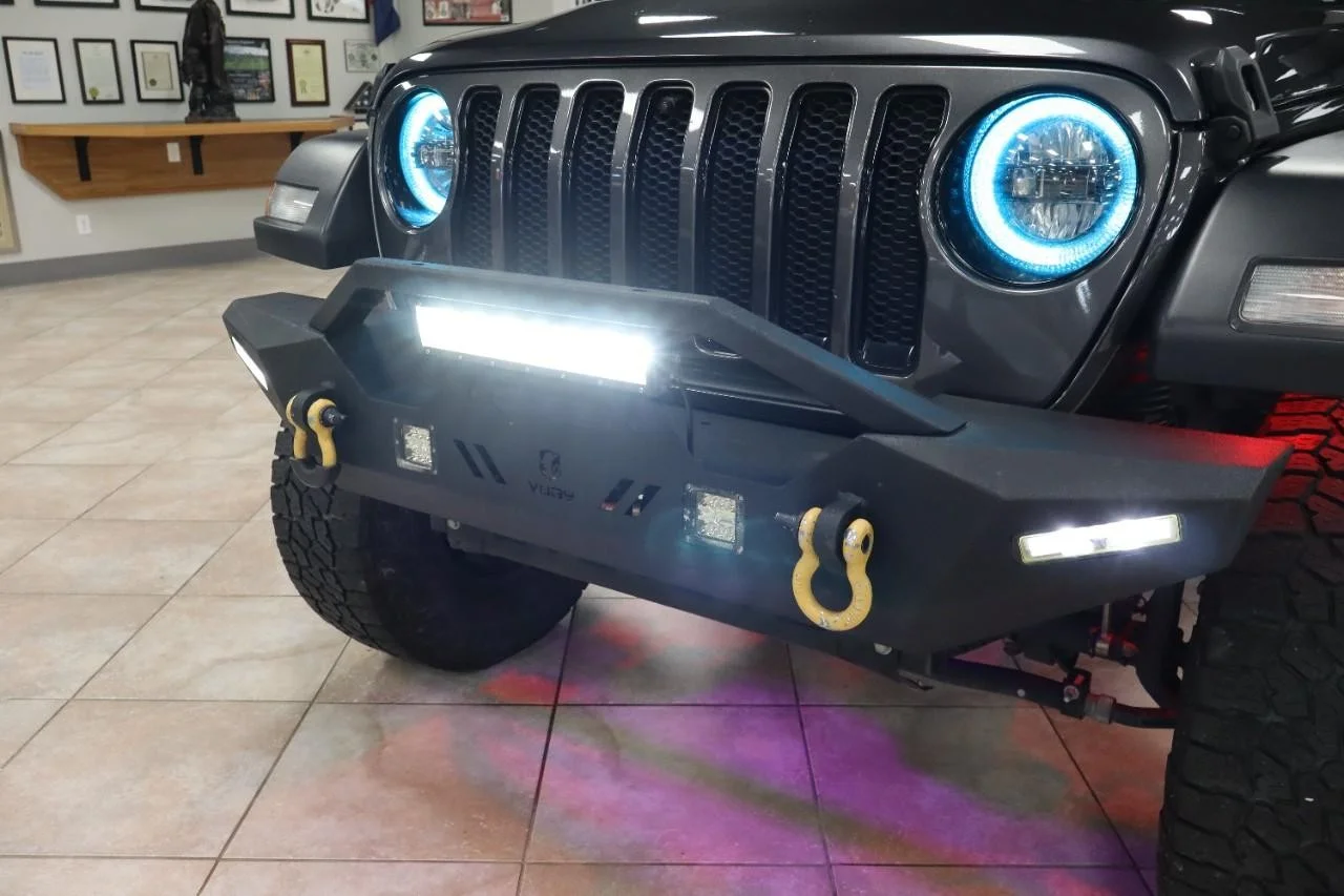 Used 2021 Granite Crystal Metallic Clear Coat Jeep Sport Altitude image 3