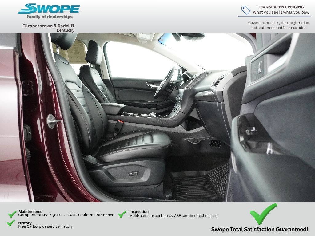 Used 2020 Burgundy Velvet Metallic Tinted Clearcoat Ford SEL image 10