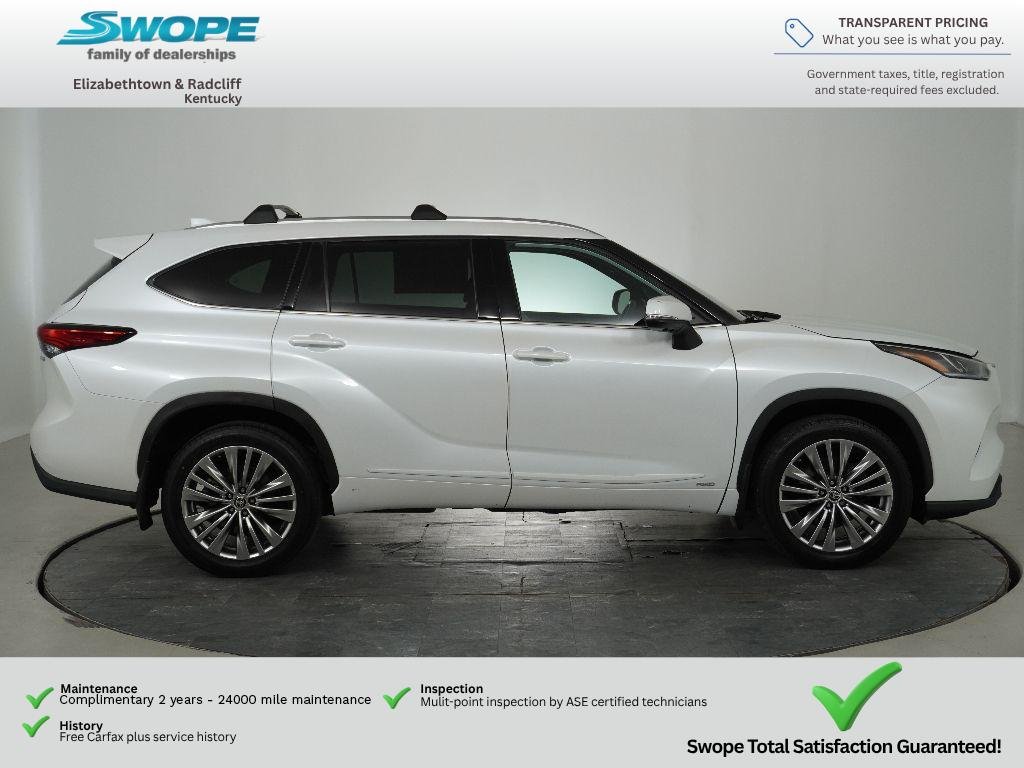 Used 2023 Wind Chill Pearl Toyota Hybrid Platinum image 2