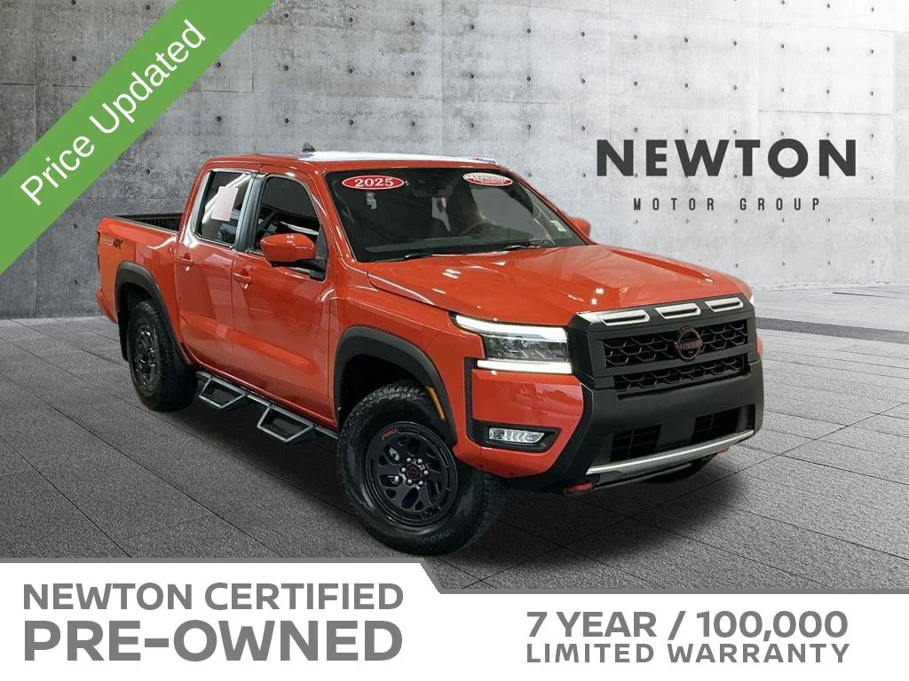 Certified Used 2025 Afterburn Orange Nissan PRO-4X image 1