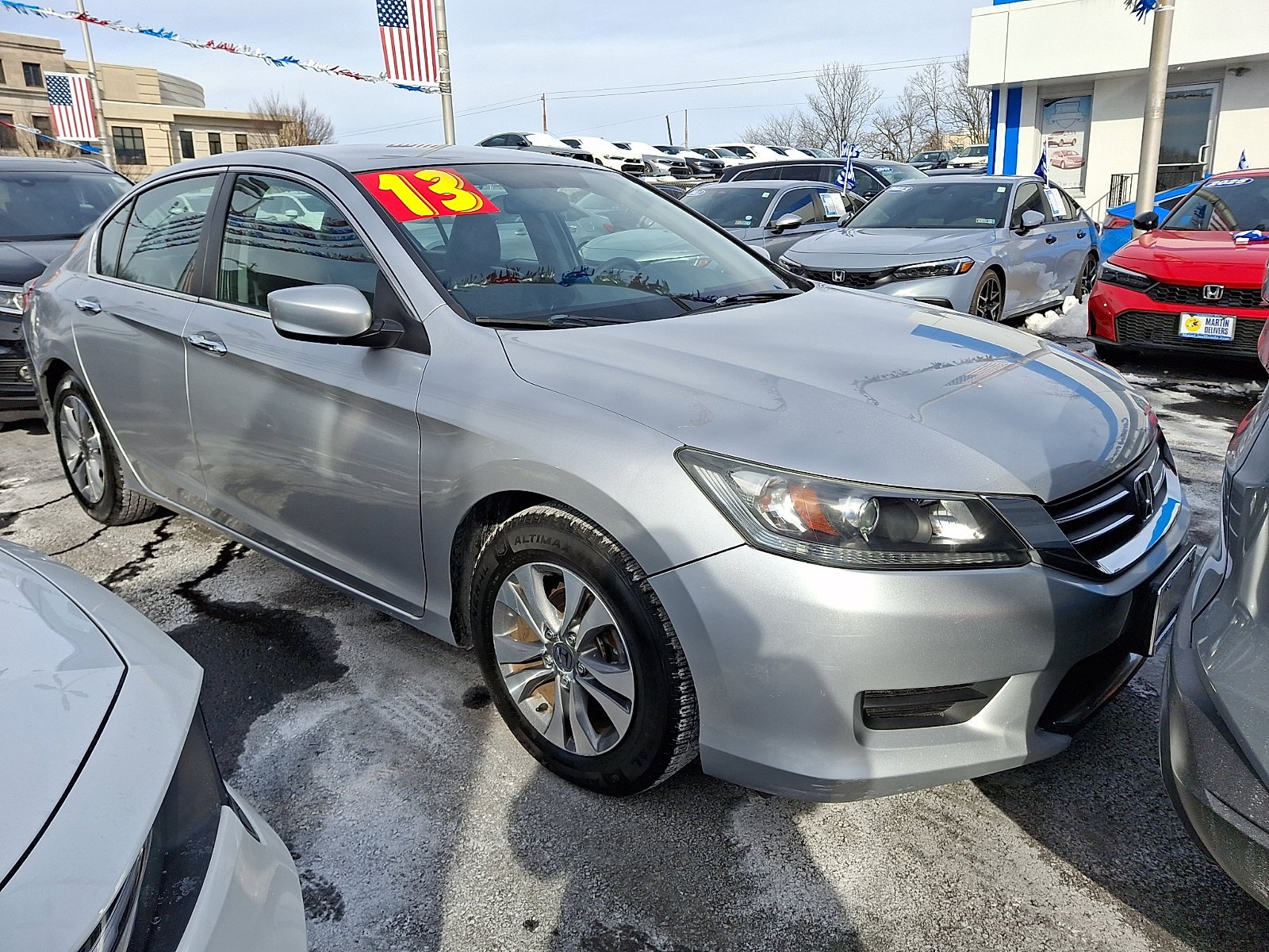 Used 2013 Honda Accord LX with VIN 1HGCR2F3XDA173039 for sale in Ardmore, PA