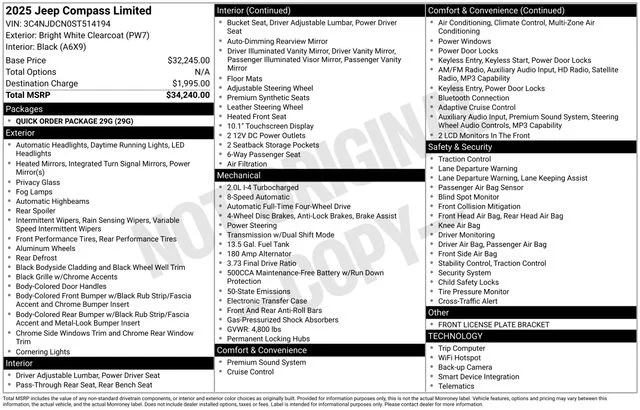 Used 2025 White Jeep Limited image 34