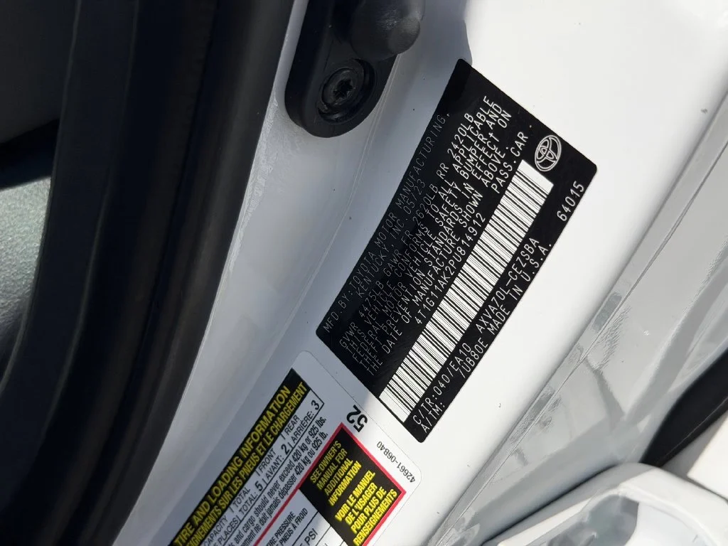 Used 2023 White Toyota SE image 20