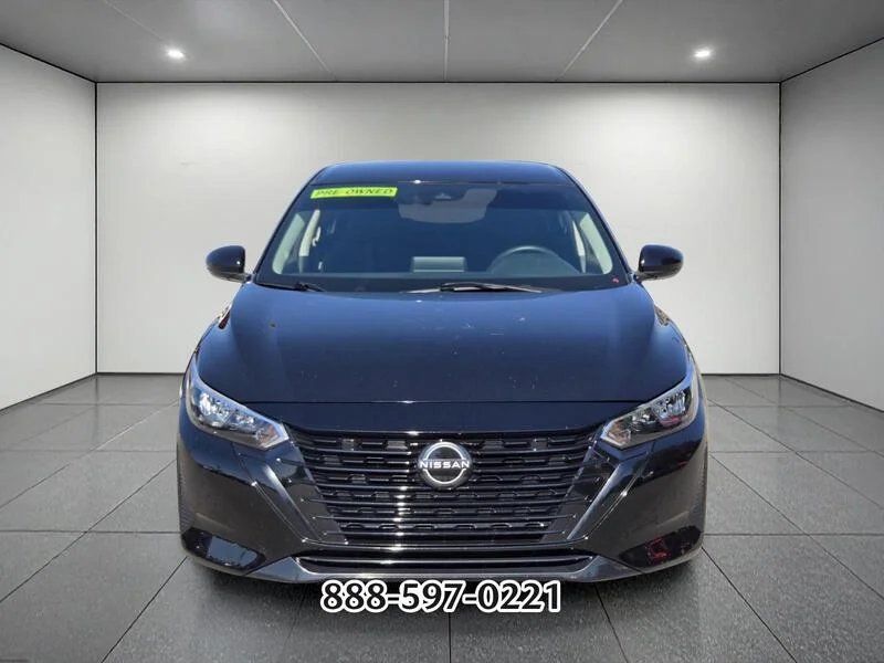 Used 2024 Super Black NISSAN SV image 8