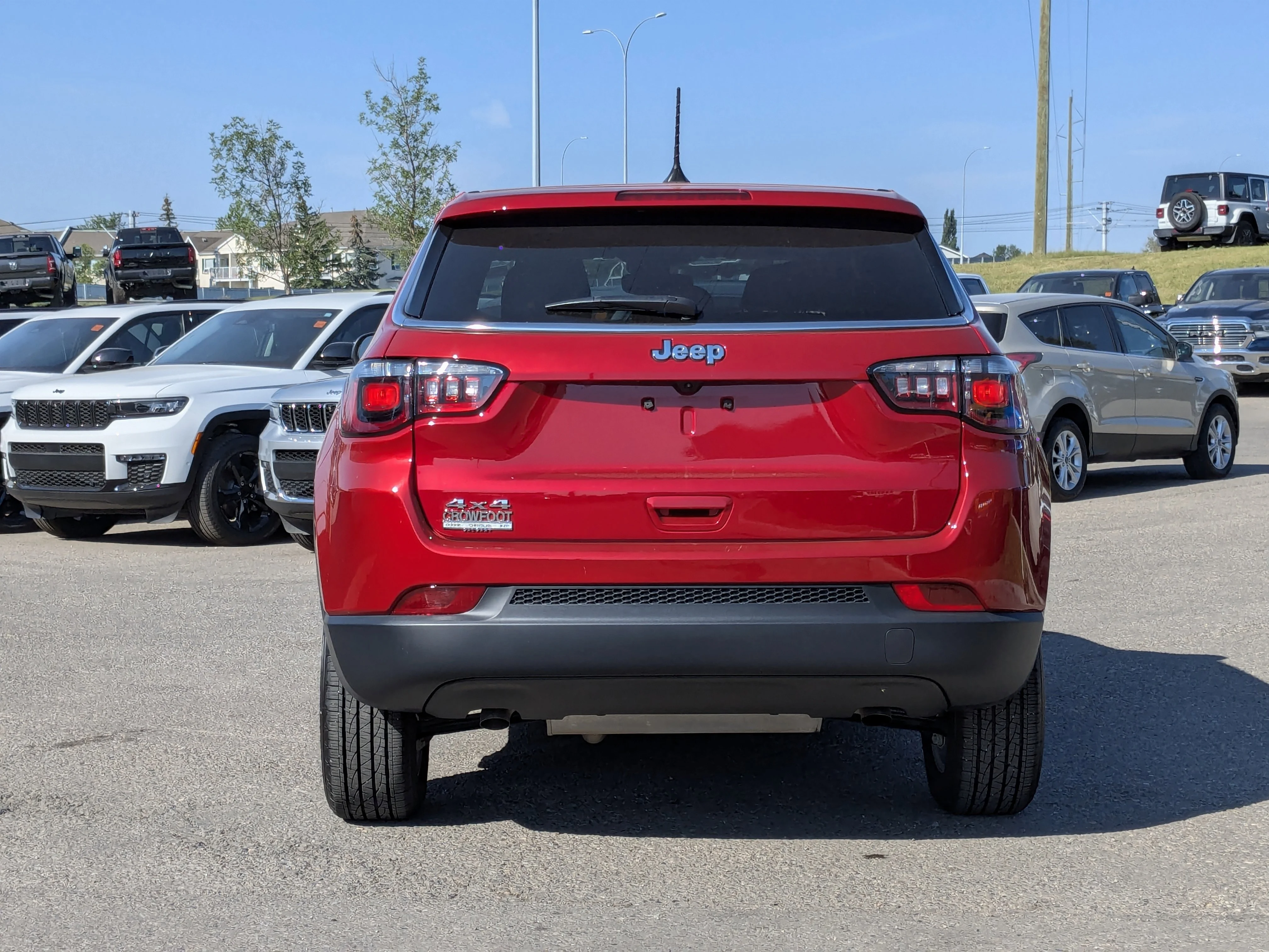 New 2025 Red Jeep Sport - - Forward Collision Warning - LED Head Lamps - Heated Seats and More! image 7