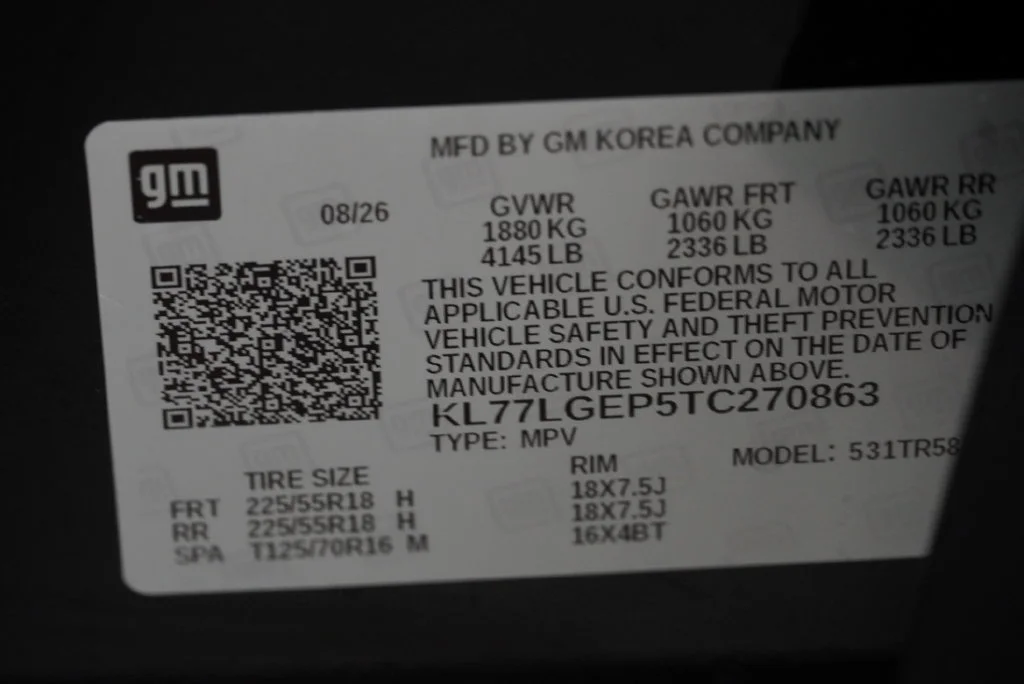 New 2026 Mosaic Black Metallic Chevrolet 1RS image 42