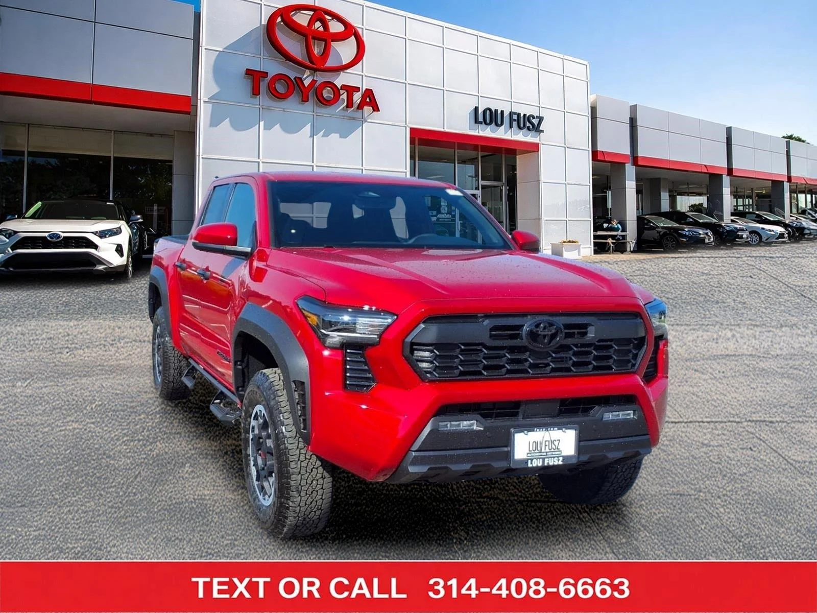 New 2026 Supersonic Red Toyota TRD Off-Road image 1