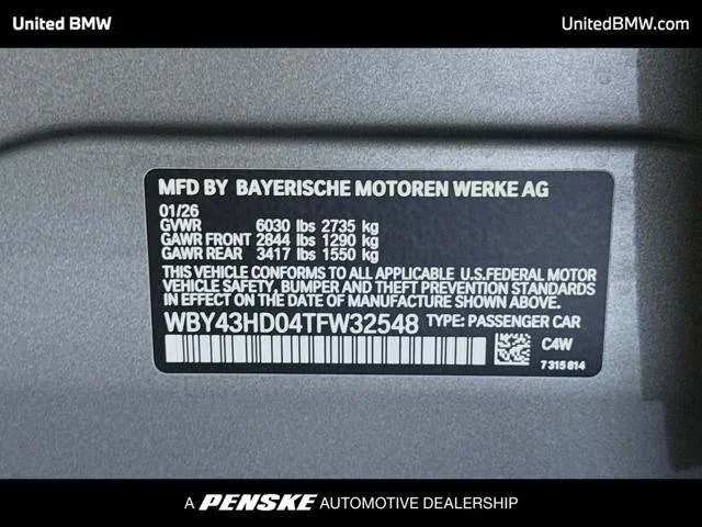 New 2026 Skyscraper Grey Metallic BMW i4 image 16