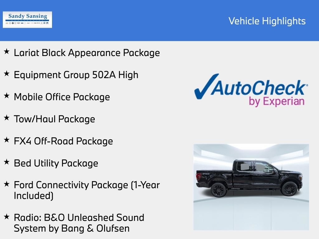 New 2026 Agate Black Metallic Ford Lariat® image 9