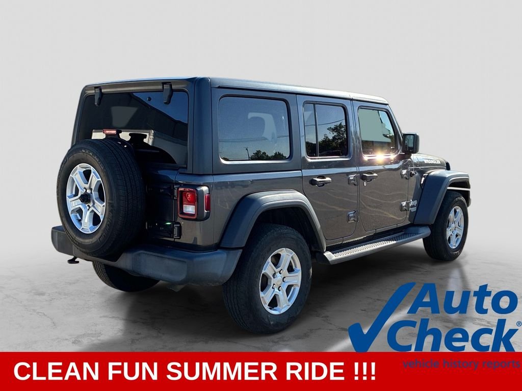 Used 2018 Gray Jeep Unlimited Sport S image 7