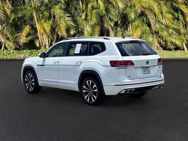 Used 2021 White Volkswagen 3.6L V6 SEL R-Line image 7