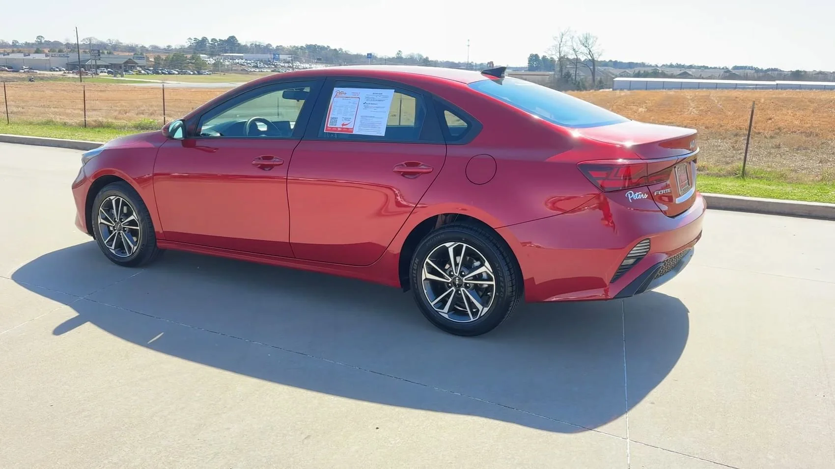 Used 2024 Currant Red Kia LXS image 6