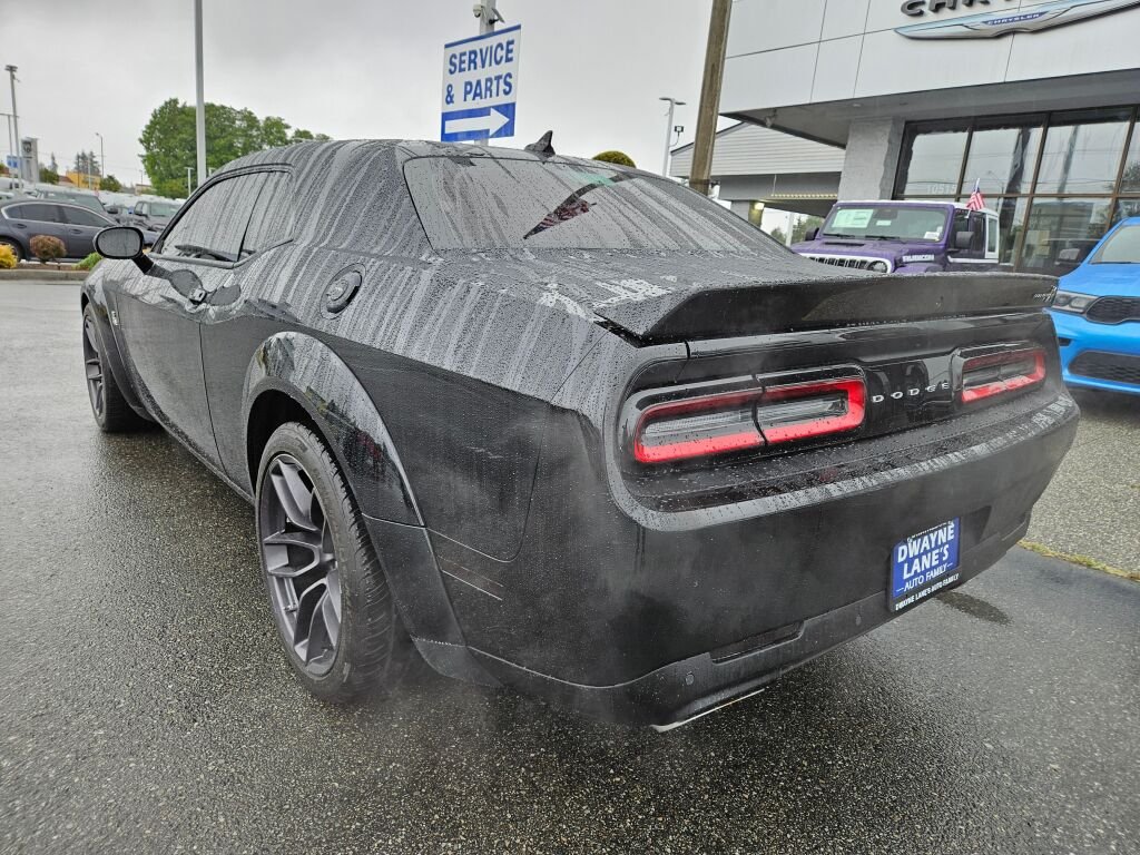 Used 2021 Black Dodge R/T Scat Pack Widebody image 3