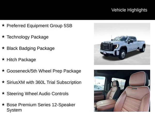 New 2026 Glacier White Tricoat GMC Denali Ultimate DRW image 8