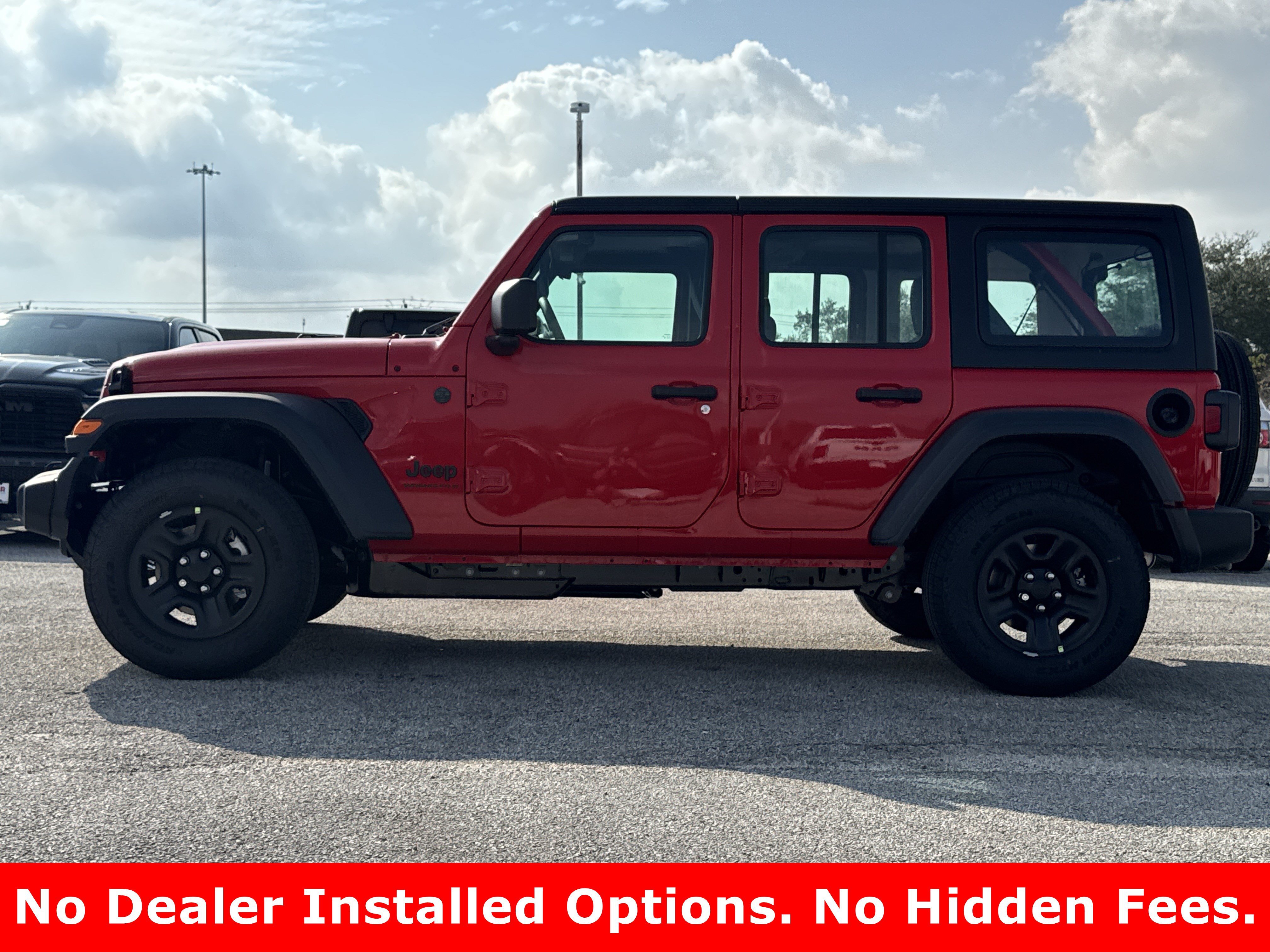 New 2026 Firecracker Red Clear-Coat Exterior Paint Jeep Sport image 7